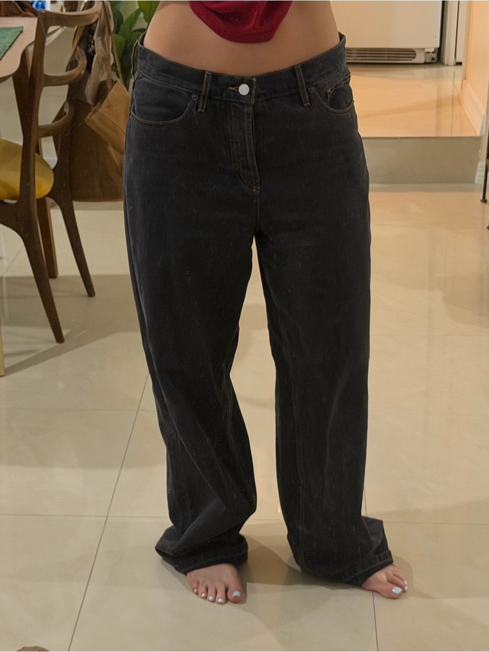 Still Here Everyday Jeans - Washed Black